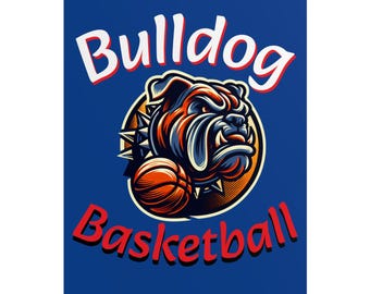 Gonzaga Bulldog Basketball Custom Design Poster