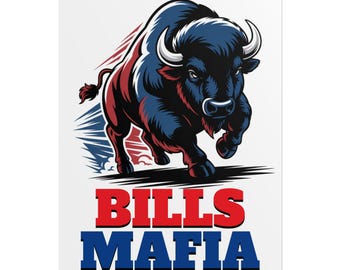 Bills Mafia Fan Art Poster - Buffalo Football