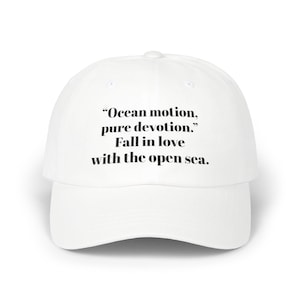 Ocean Motion Dad Cap, Summer Hat, Beach Accessory, Gift for Dad, Casual Wear, Relaxed Style, Coastal Vibes