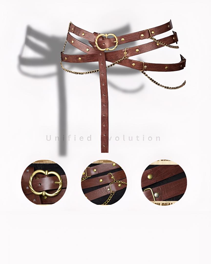 Unisex Wrap around Renaissance Belt and Chain New il_1080xN.3029331564_l9vo.jpg main image 2