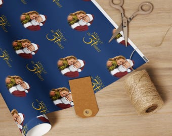 Miracle on 34th Street Wrapping Paper – Vintage Christmas Movie Gift Wrap, Classic Holiday Pattern