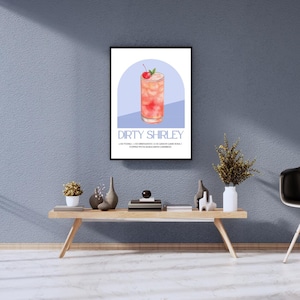 Cocktail Poster - Dirty Shirley