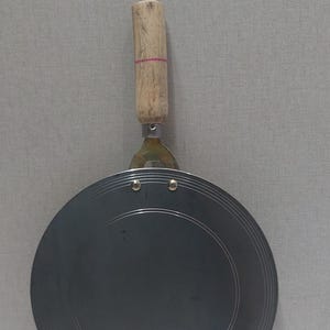 Iron Flat Griddle/10&quot; Flat Griddle/Indian Flat Dosa Tawa/Handmade Iron Flat Small Pan