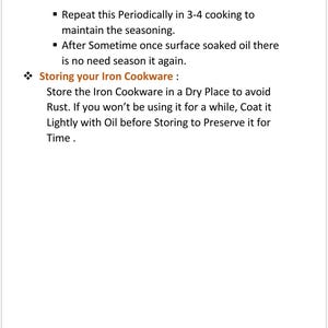 Poêle plate en fer faite main, Jalebi Kadai indien, 23 cm image 9