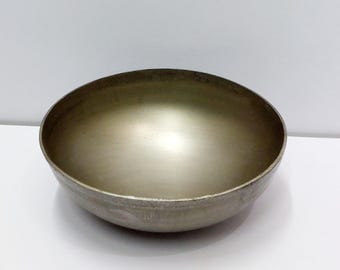 Heavy Iron Bowl/6-inch/Handmade Sarbloh Batta/ Hand Forged Deep Bowl