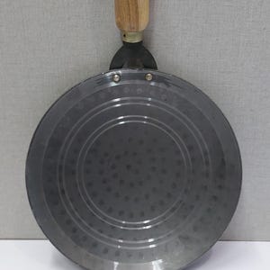 HEAVY iron Griddle /Handmade Iron Deep Pan/1.300 kg Roti Tawa/Indian Chappati Griddle