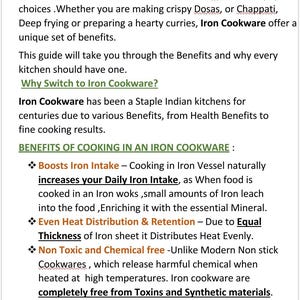 MS Iron 11-inch Flat Base Pan: Indian Jalebi & Dough Making image 6