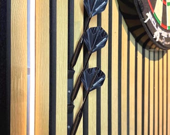 Dart holder for acoustic panels
