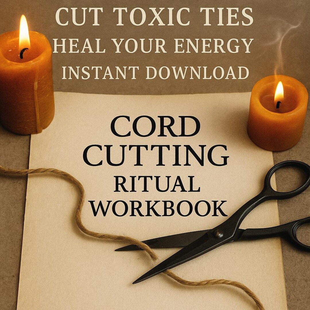 Cord Cutting Ritual Workbook | Severance Sigil, 2-candle Spell (instant ...