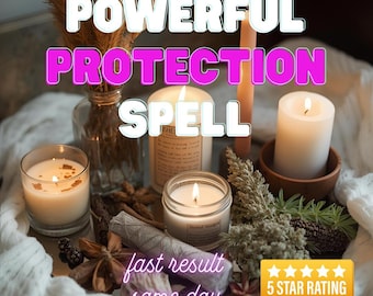 Powerful Protection Spell · Strong Aura Shield Ritual · Remove Negativity and Bad Energy · Evil Eye Block · Spiritual Defense Casting