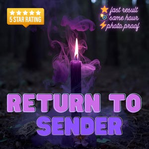 RETURN TO SENDER – Negatieve Energie Verwijderen, Schadelijke Intenties Terugsturen, Innerlijke Rust Herstellen (Levering binnen 24 uur)