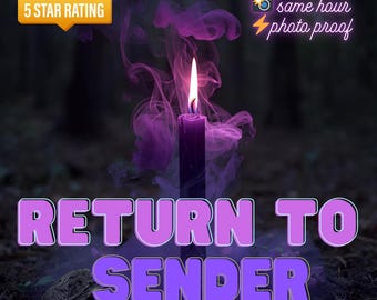 Feitiço de Devolução ao Remetente | Reverter Energia Negativa e Remover Mau Olhado | Ritual de Proteção | Retorno do Carma | Limpeza Espiritual 1h, 12h, 24h