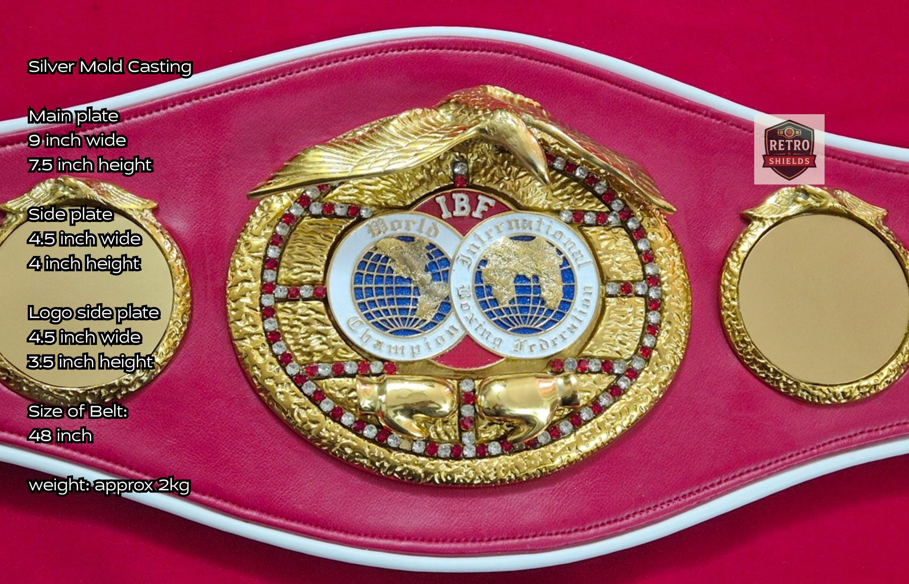 IBF 世界チャンピオンベルト IBF International Boxing Federation Championship Title Belt