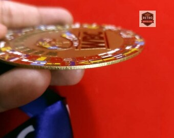 WBCチャンピオンシップレプリカメダル：ディスプレイスタンド付き