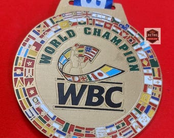 WBCチャンピオンシップレプリカメダル：ディスプレイスタンド付き