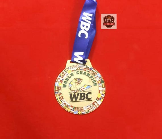 WBCチャンピオンシップレプリカメダル：ディスプレイスタンド付き
