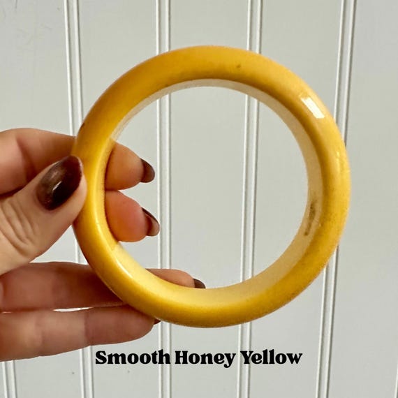 Vintage Bakelite Bangle, Fall Tones, Simichrome T… - image 12