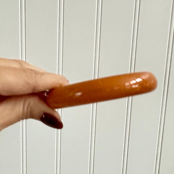 Vintage Bakelite Bangle, Fall Tones, Simichrome T… - image 6