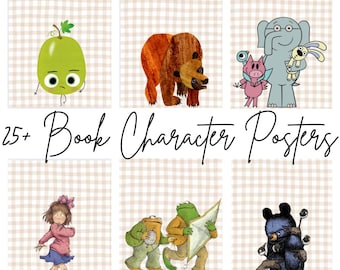 Neutral Book Character Posters