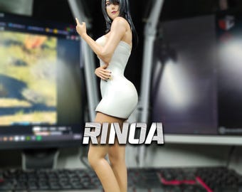 Rinoa Final Fantasy VIII Figure Custom Resin Statue FF8 Rinoa Heartilly 20 26 32 cm Anime Game Character Collectible