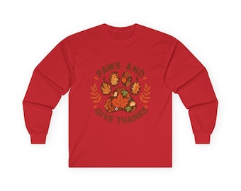 T-shirt manches longues Pattes et remerciements