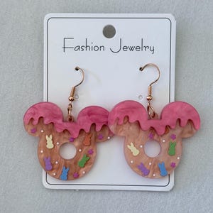 Pendientes de donut de Mickey