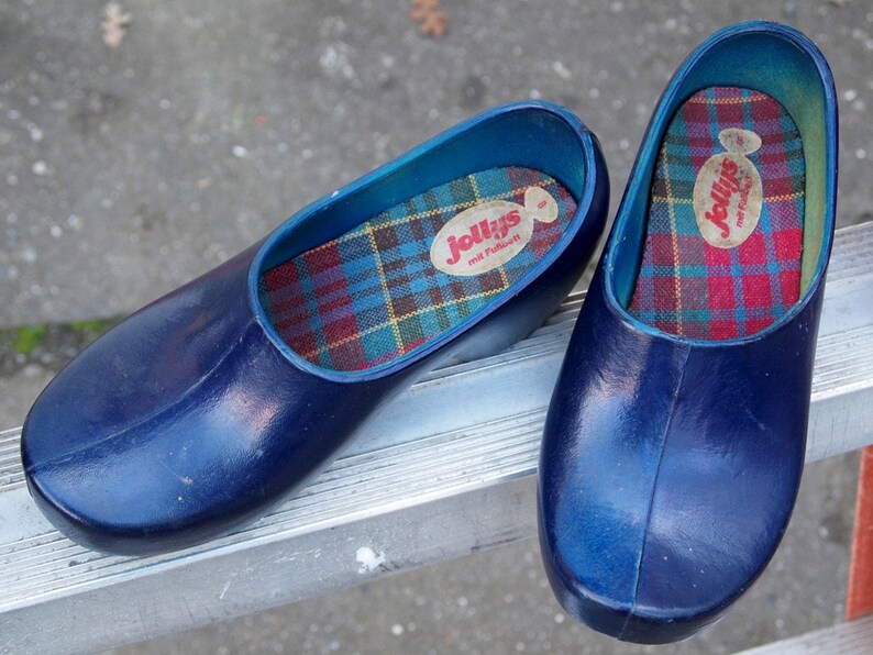 Jolly's Vintage German Rubber Clogs for Women Size 8 Etsy
