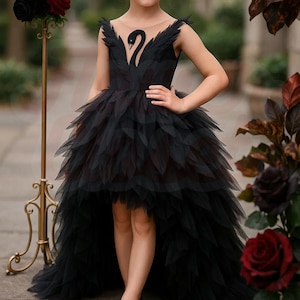 princess black dress Dubai Black Girl dresses Beadeds Arabic Princess Ball Gown J106 – DreamyVow main image 1