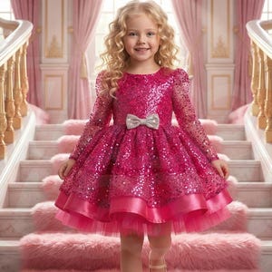 Formal Hot Pink Dress Clothing - Etsy