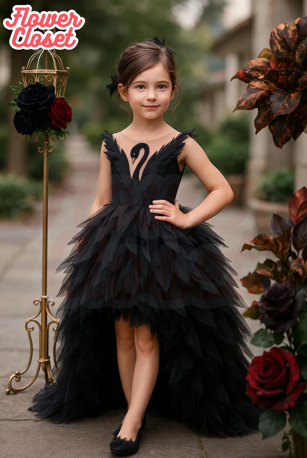 Costume Da Principessa Cigno Nero Per Bambina - Italia - Foto 8