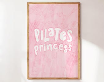 In My Pilates Era Print - Cute Pilates Wall Art - Aesthetic Pilates Studio Decor - Fun Gift for Pilates Lovers & Teachers - Pilates Poster