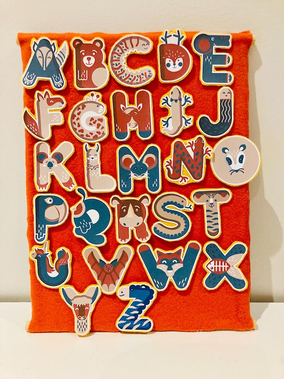 Safari Animal Montessori Sensory Felt Play Set for Kids - Homeschool Learning Gift - Autism Sensory Toy - Calm Down Kit Quiet Time Activity