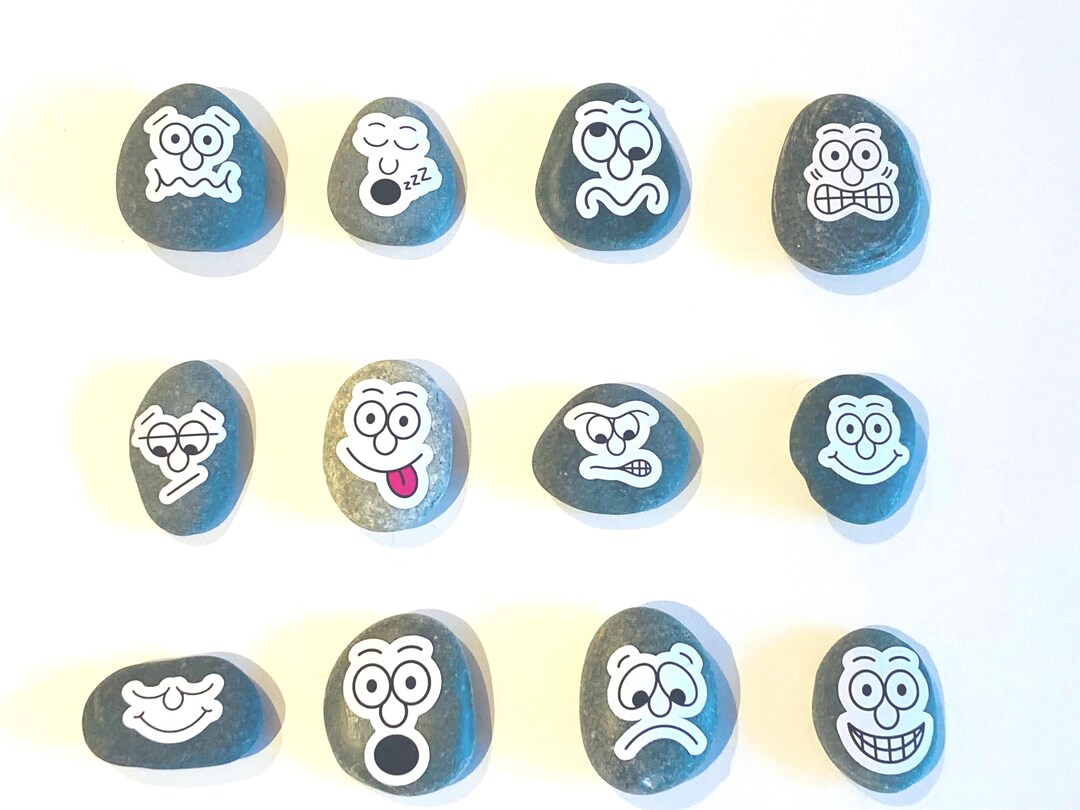 Emotion Rocks Set: Kids' Emotional Skills Learning Toy - Etsy Australia