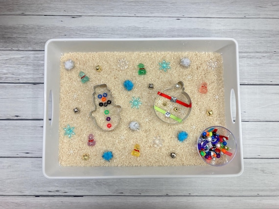 Christmas Cookie Sensory Bin: Winter Holiday Kids Activity