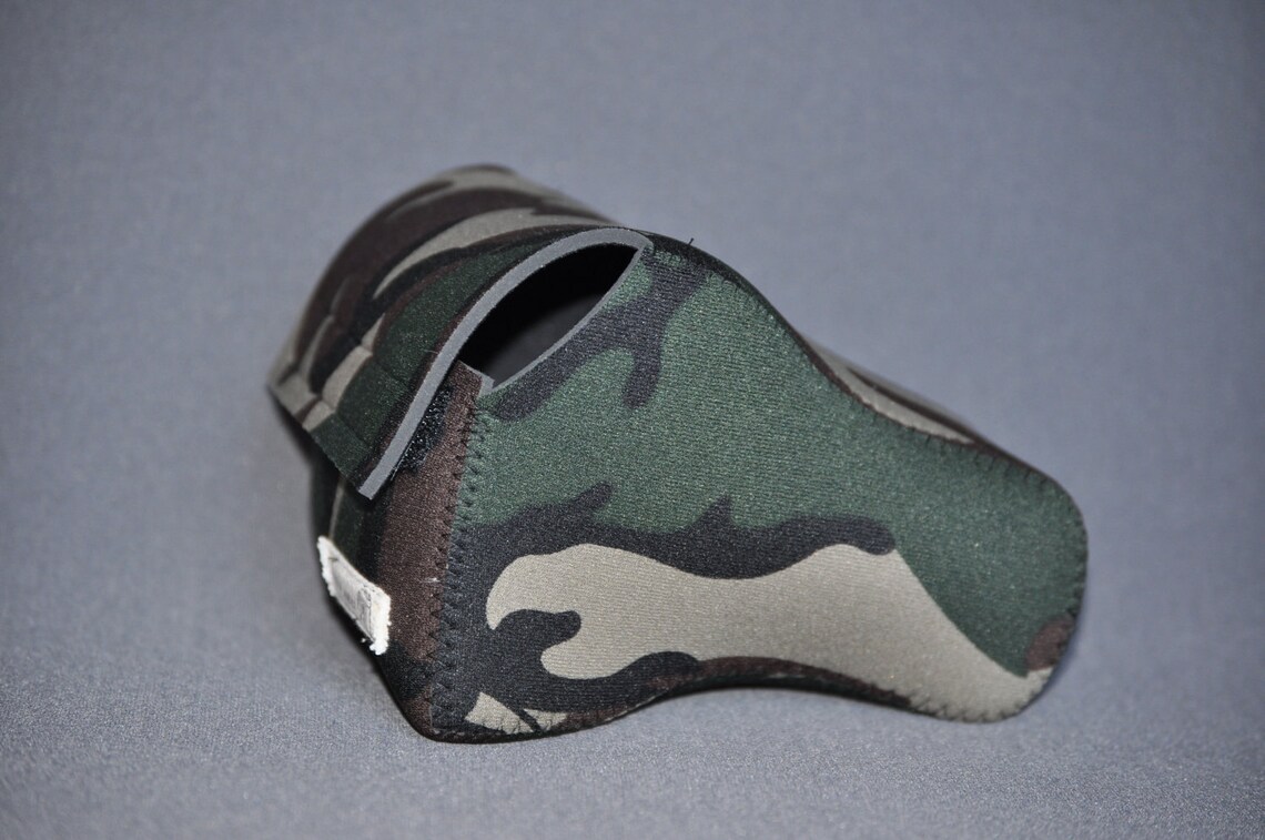 DSLR Camera Case Camo / Black neoprene Etsy