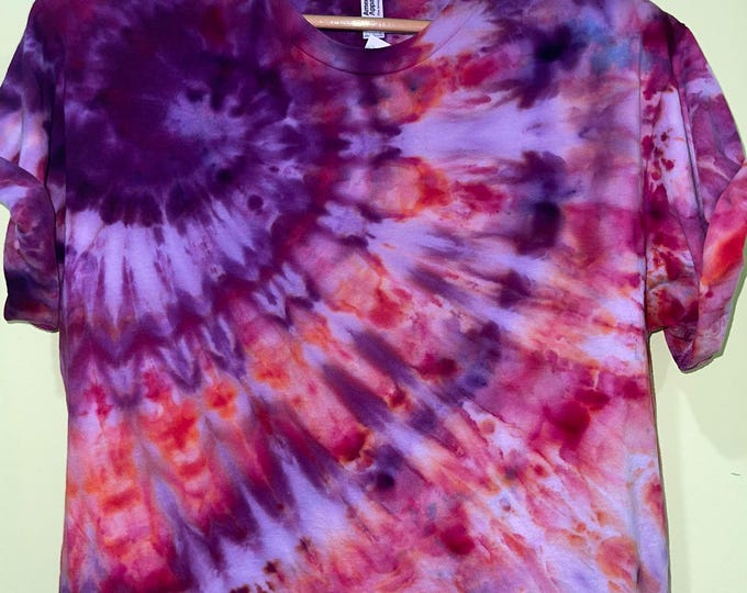 100% Cotton American Apparel Hand Dyed Tie Dyed Women's Crop Top
