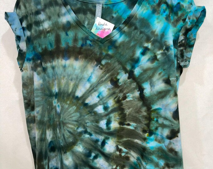 100% Cotton Heritage Hand Dyed Basic Women's T Shirt