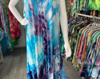Hand Dyed Summer Tank Dress Plus Size 2XL