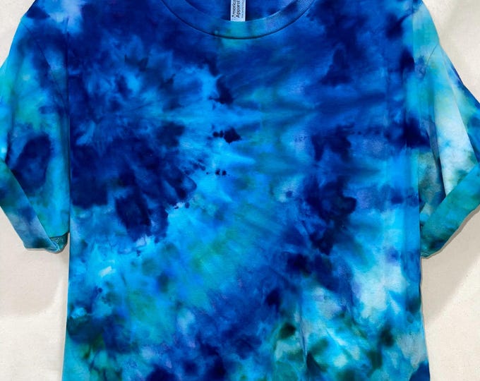 American Apparel Boxy Cut Crop Cotton Top Hand Dyed