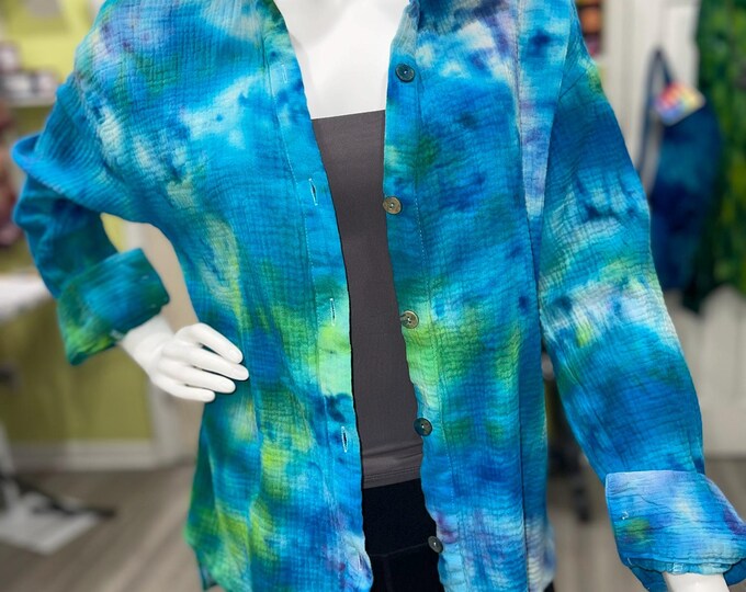 Hand Dyed 100% Cotton Women's Shirt