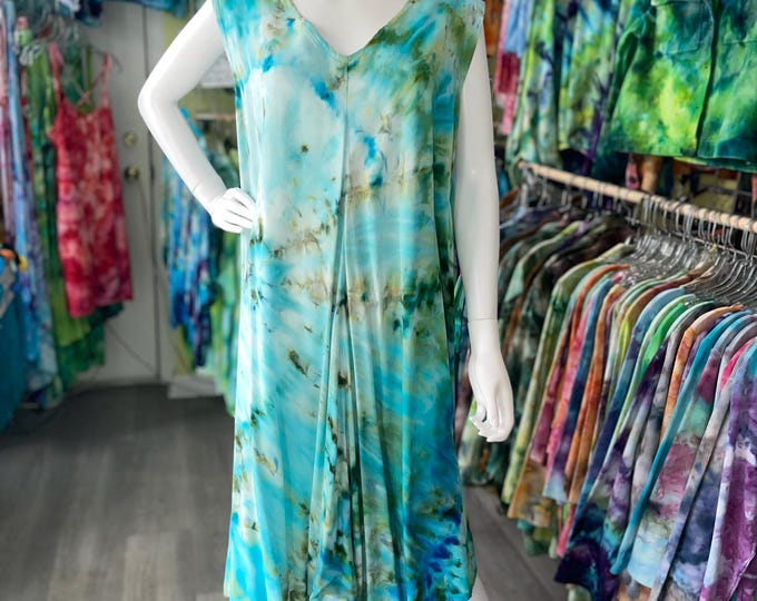 Summer Fun Play Dress Hand Dyed Rare Find 2 XL Plus Size
