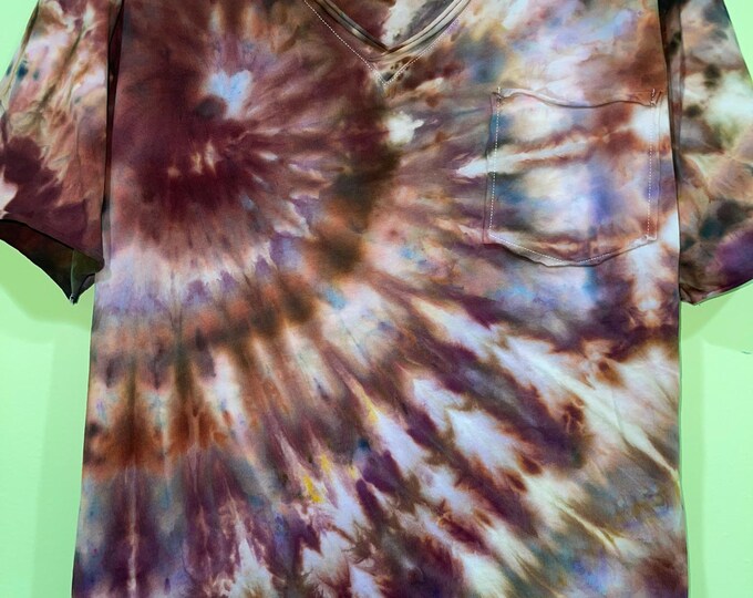 Hand Dyed Men's 100% Cotton Boho T Shirt