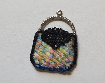 Miniature Victorian Handbag, 1/12 scale