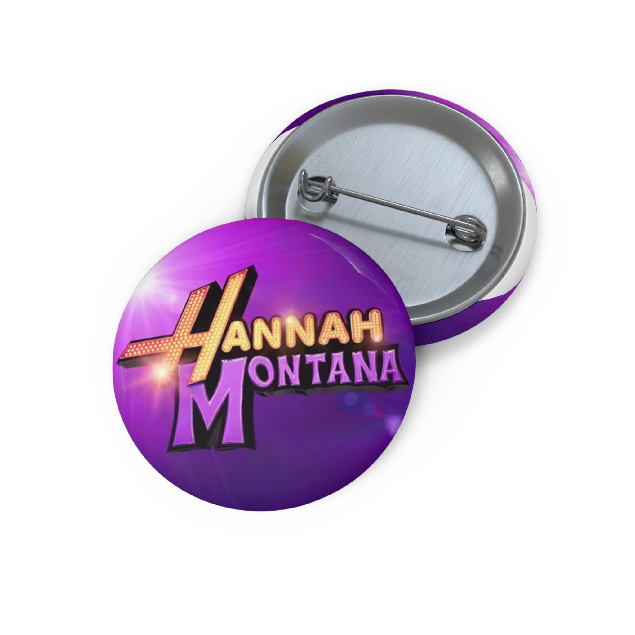 Moretti Pin Hannah Montana Button Pin Set of 6 – 1.25” Disney Miley Stewart Pins ...