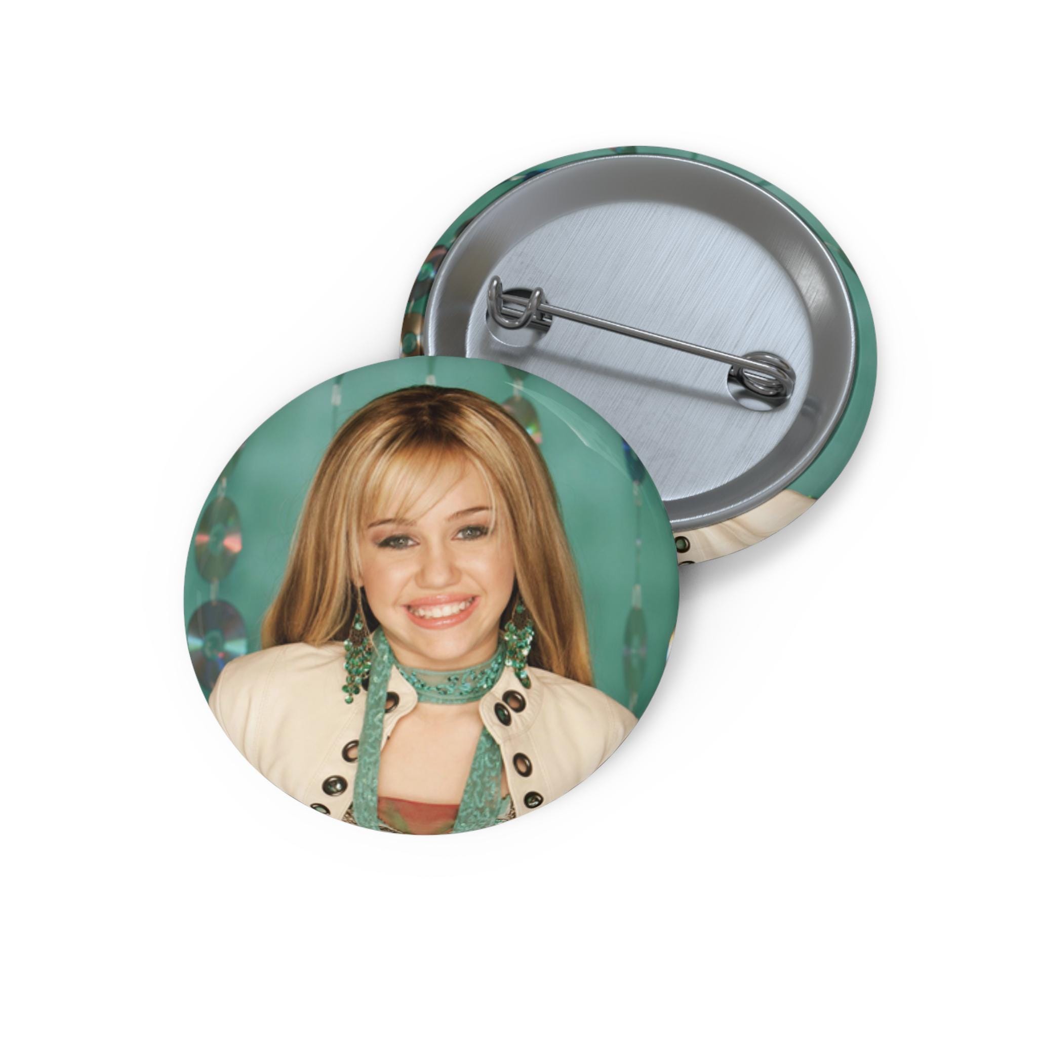 Moretti Pin Hannah Montana Button Pin Set of 6 – 1.25” Disney Miley Stewart Pins ...