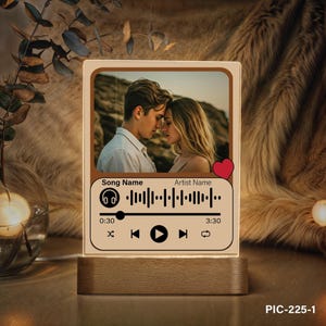 Personalized Retro Album Cover Song Plaque, Birthday Gift, Wedding Gift ,Anniversary Gift for him, Birthday Gift Music Plaque