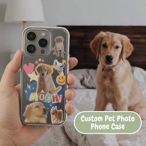 Custom Pet Photo Collage Phone Case: Personalized Dog Gift - iPhone & Samsung