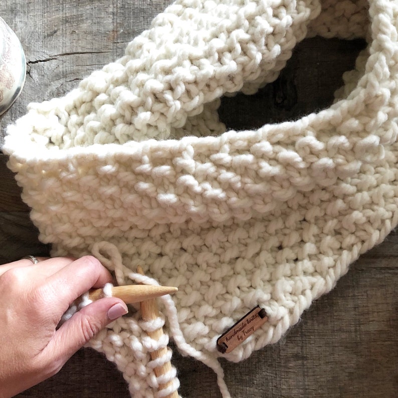 Easy Knit Cowl Pattern Chunky Knit Scarf Infinity Cowl Big Knit Scarf Bulky Knit Scarf Pattern Beginner In The Round Knitting Pattern Easy Knit Cowl Pattern Chunky Knit Scarf Infinity Cowl Big Knit Scarf Bulky Knit Scarf Pattern Beginner In The Round Knitting Pattern