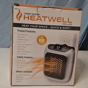 Handy Heater Turbo 800 Vägguttagsvärmare - ny