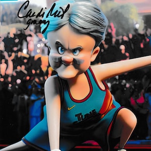 Candi Milo space jam signed 8x10 with Beckett authentication